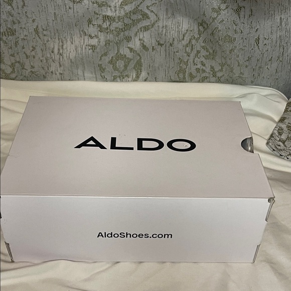 Aldo Tan and Silver Embellished Heels - Picture 12 of 14